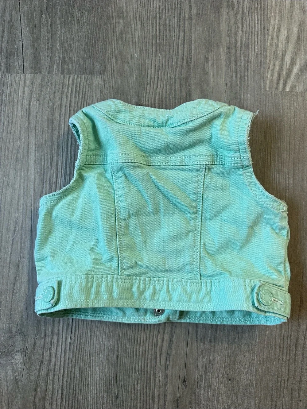 Baby Gap Mint Green Denim Vest